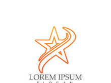 Star icon Template vector illustration design