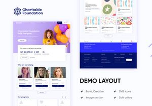 Charitable Foundation - UI Design Template