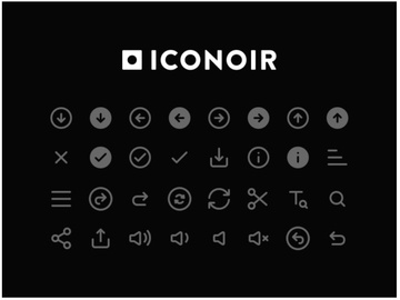 Iconoir: Free basic icon pack preview picture