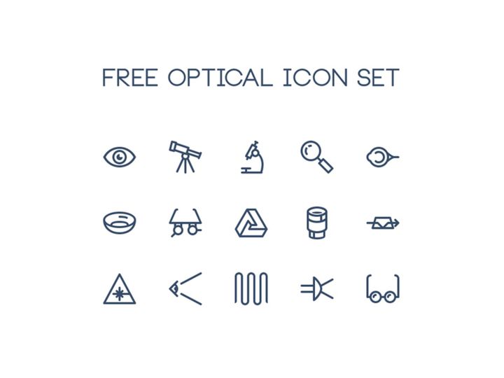 Optical Icon Set