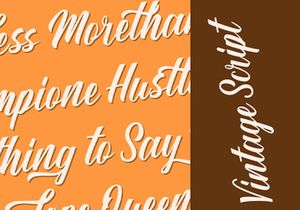 Sang Ratu - Vintage Script Font