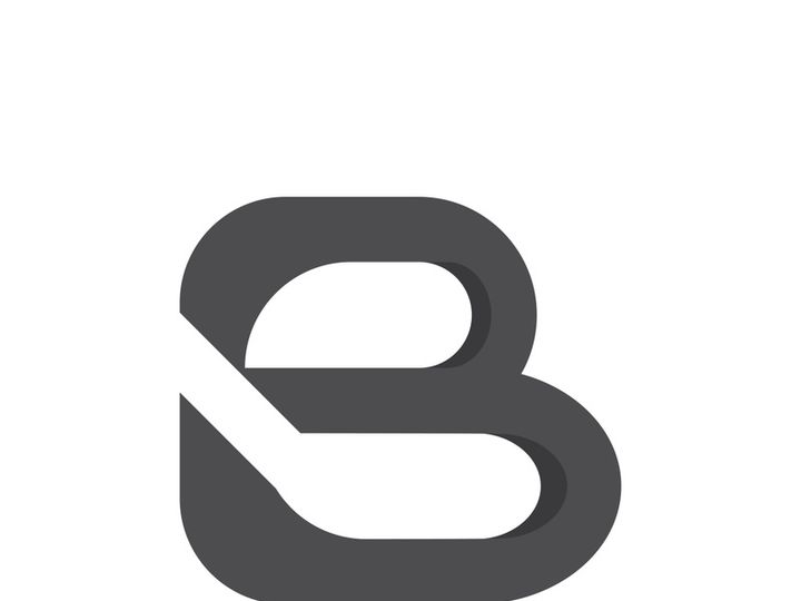 B letter logo template vector illustration
