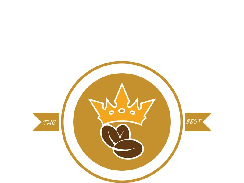 Coffee bean icon vector illustration template