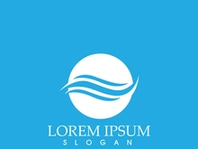 wave icon logo vector image app