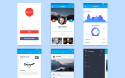 Material Design mobile UI kit