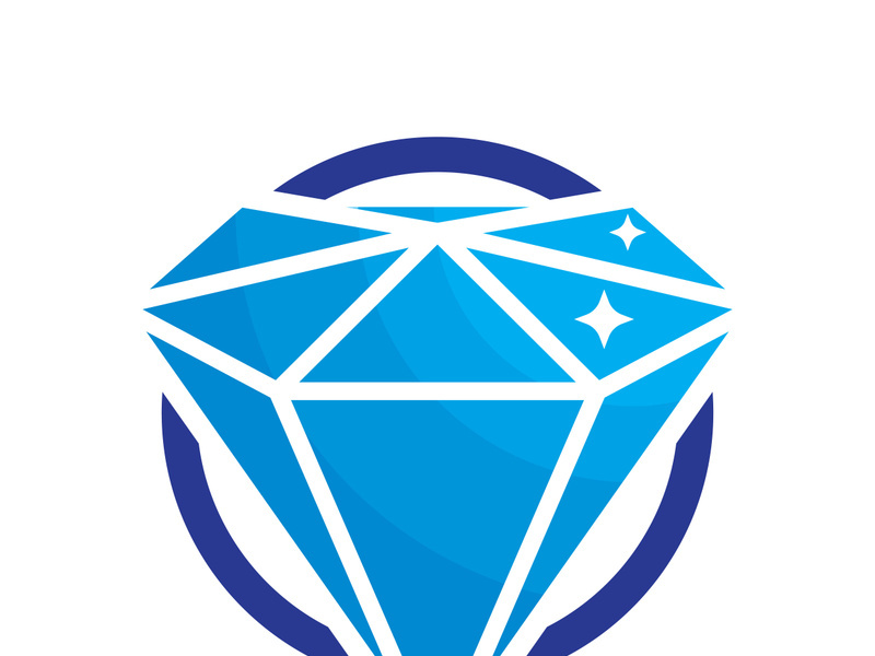 Diamond logo template vector icon illustration design
