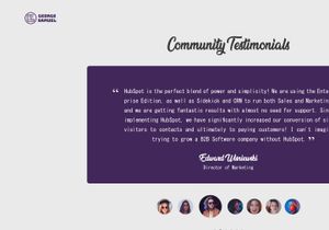 Testimonials | Daily UI challenge - Day 039/100