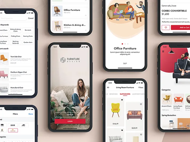 Furniture Design UI Kit preview picture