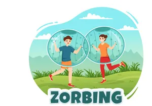 10 Zorbing Sport Illustration