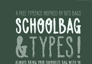 Backpacker Free Vector Typeface