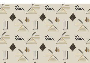 Pattern Art Deco gold