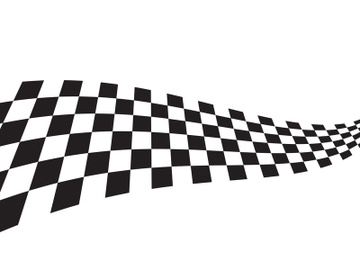 Race flag design illustration preview picture