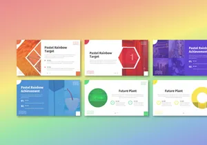 Pastel Rainbow - Multipurpose Google Slide Template