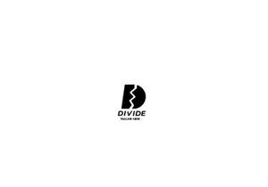Letter D Initial Logo Divide