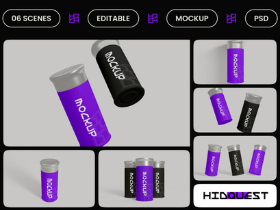 Bottle Tumbler Mockup