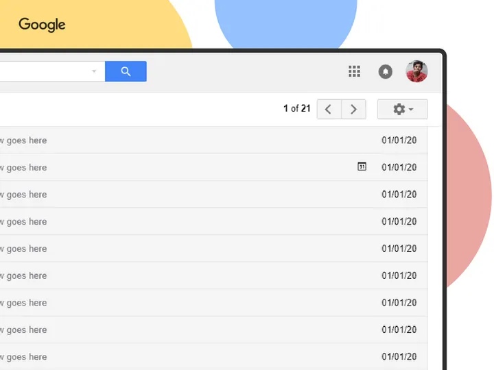 Gmail Web UI Kit