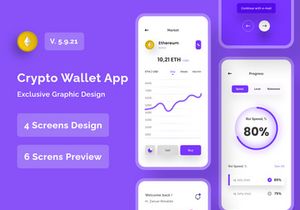 Crypto Wallet App Design