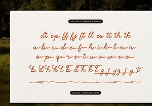 Guteloy | Monoline Script