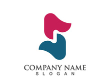 Business corporate S letter logo design vector