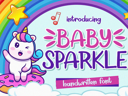 Baby Sparkle - Handwritten Font