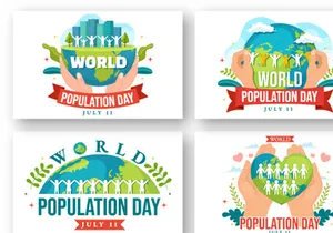 17 World Population Day Illustration