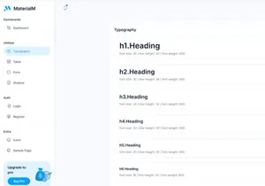 MaterialM Free NextJs Tailwind Admin Dashboard Template