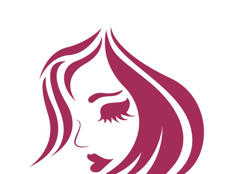 Women beauty, salon, spa, hair minimalist logo design inspiration