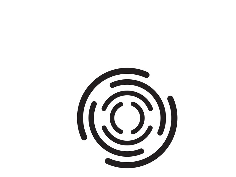 C circle Letter Logo Template vector icon design