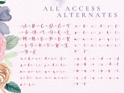 Virgi Ella - Lovely Calligraphy Font