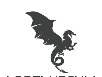 Dragon logo art illustration preview picture