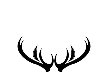 Deer logo template vector icon illustration design preview picture
