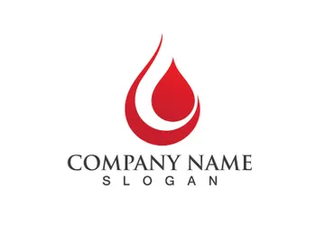 Blood drop donor vector icon preview picture