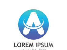 modern and creative initial letter A logo.