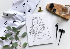 Women Day Line Art Minimal