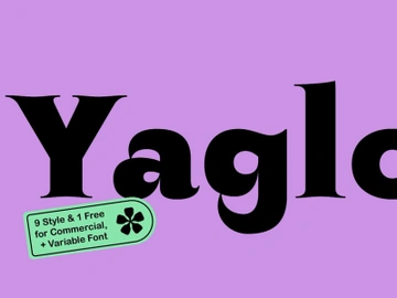 ZT Yaglo - Free Typeface preview picture