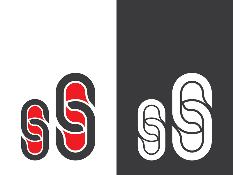 Business corporate S letter logo design vector