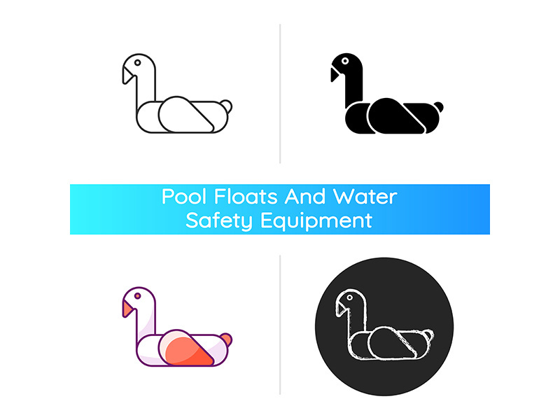 Animal pool float icon