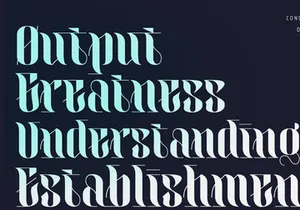 Realitas Free Display Font