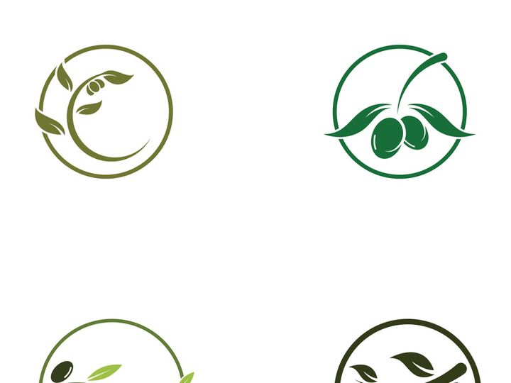 Olive fruit logo design.
