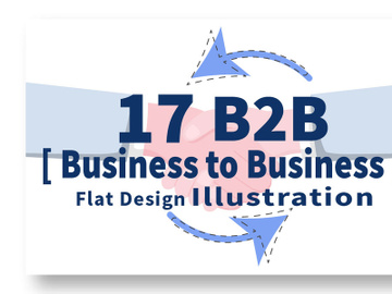 17 B2B or Business to Business Marketing Illustration preview picture