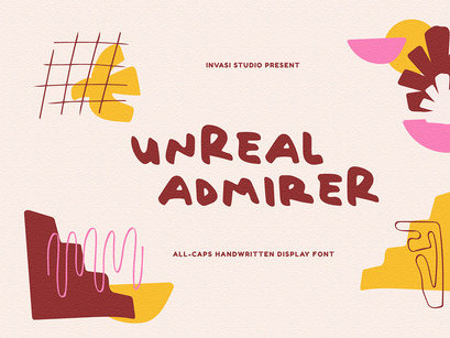 Unreal Admirer | Display Font