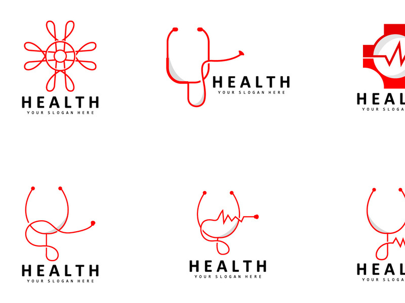 Health Logo Health Care Line Design