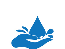 Water drop logo template vector illustration design