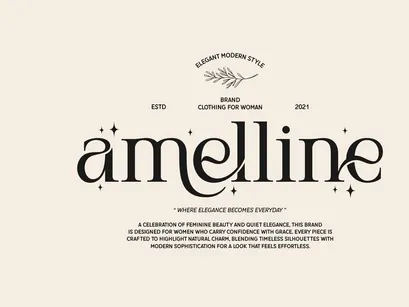 Orlencia – Elegant Modern Serif Font