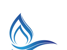 Water drop logo icon illustration template design