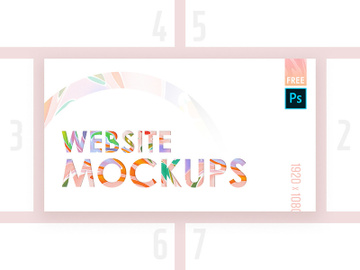 FREE High Quality Web Mockup Pack preview picture