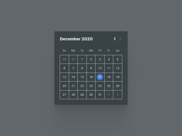 Calendar UI Kit preview picture