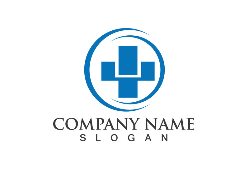 Cross Medical Logo template vector illustration