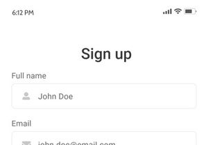 Log in & Sign up App Concept | XD & AI