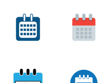 Calendar logo design.